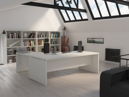 Bureau de direction en angle SYLAR, pas cher