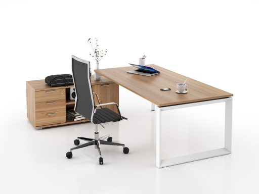 Bureau direction Blanc Laqué brillant design Groenland: achat