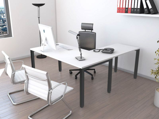 Bureau de direction avec retour secrétaire contemporain