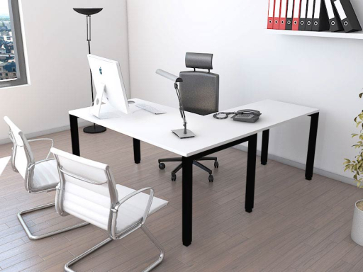 Bureau de direction avec retour secrétaire contemporain