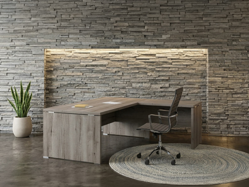 Bureau de direction en angle SYLAR, pas cher