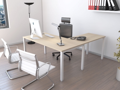 Bureau de direction avec retour secrétaire contemporain