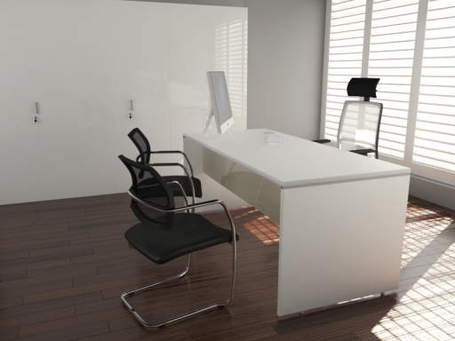 Bureau de direction contemporain en mélaminé