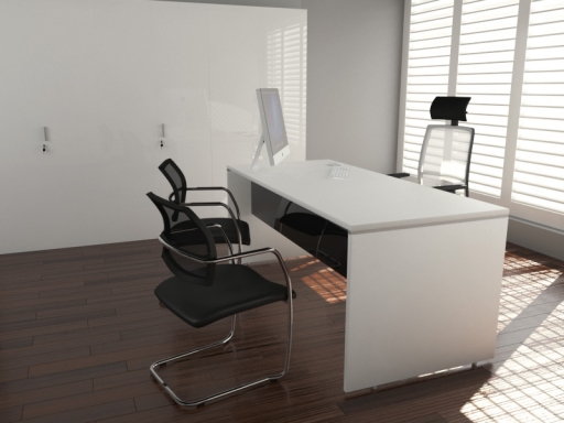 Bureau de direction contemporain en mélaminé