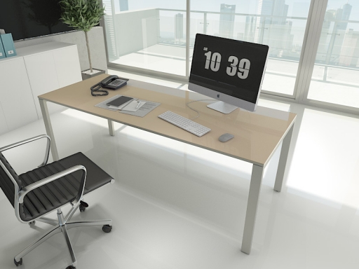 Bureau de direction contemporain laqué