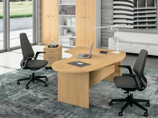 Bureau de direction ADAMS compact, produit fabriqué en Italie
