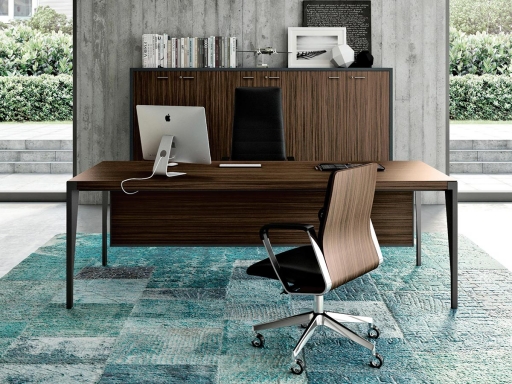 Bureau de direction haut de gamme en bois