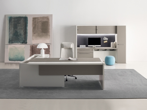 Bureau de direction en angle design, pas cher