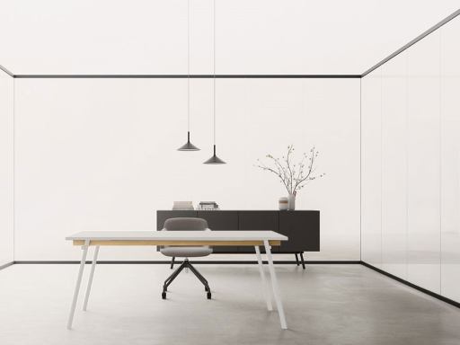 Bureau de direction design GLID, fabriqué en Italie