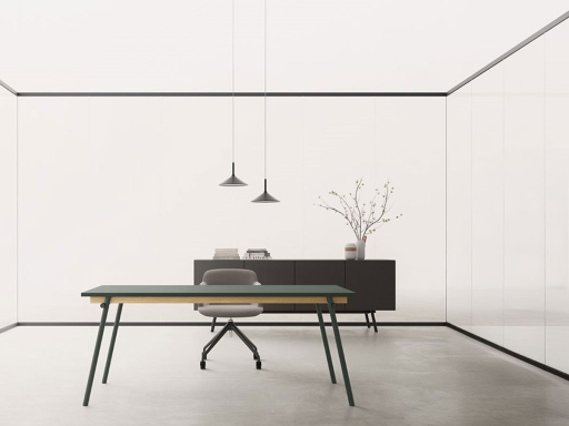 Bureau de direction design GLID, fabriqué en Italie