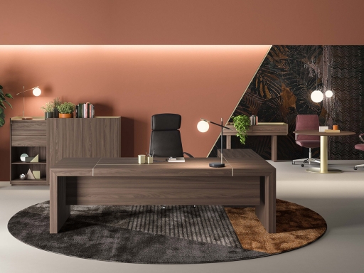 Bureau de direction FENNI 2.0 en angle, haut de gamme