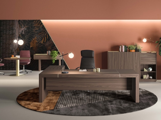 Bureau de direction FENNI 2.0 en angle, haut de gamme