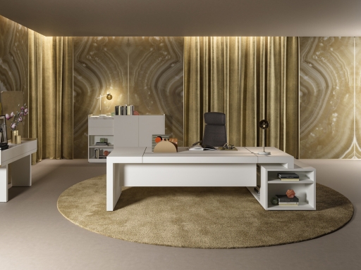 Bureau de direction FENNI 2.0 haut de gamme avec rangement