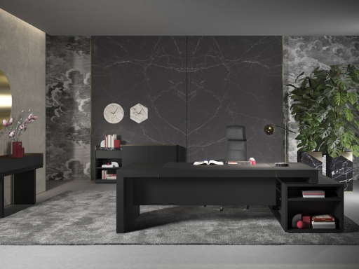 Bureau de direction FENNI 2.0 haut de gamme avec rangement