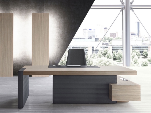 Bureau de direction haut de gamme, en angle ULYSSE