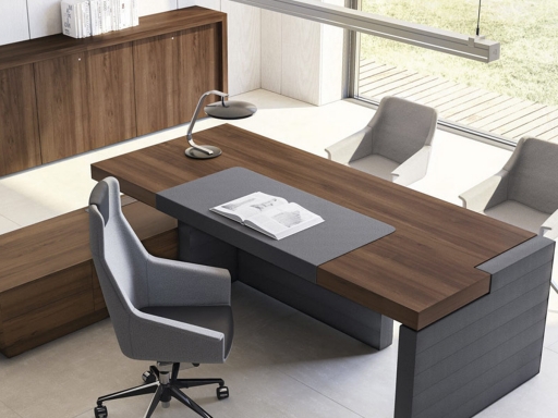 Bureau de direction haut de gamme, en angle ULYSSE