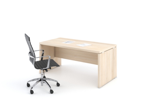 Bureau individuel contemporain en bois