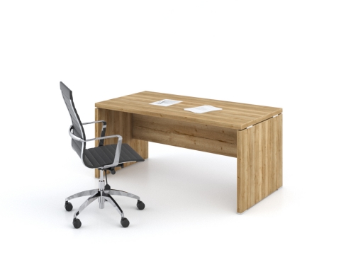 Bureau individuel contemporain en bois