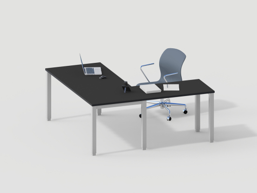 Bureau bois avec retour secrétaire contemporain