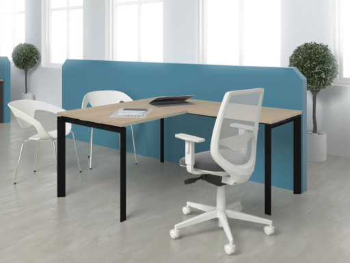 Bureau opératif en angle