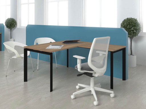 Bureau opératif en angle