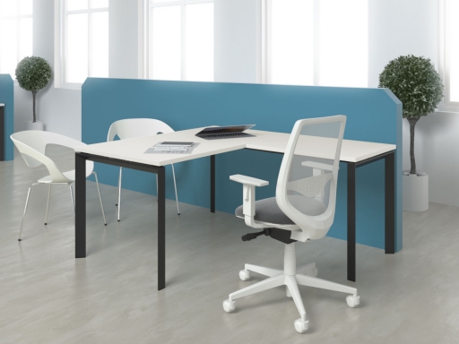 Bureau opératif en angle