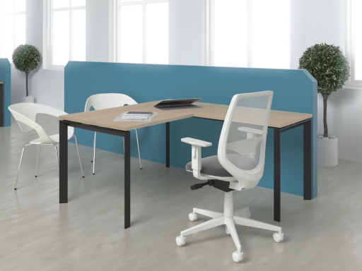 Bureau opératif en angle