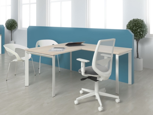 Bureau opératif en angle