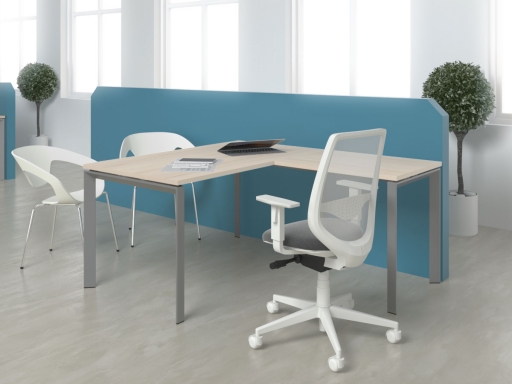 Bureau opératif en angle