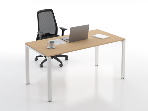 Bureau contemporain plateau laqué supermat