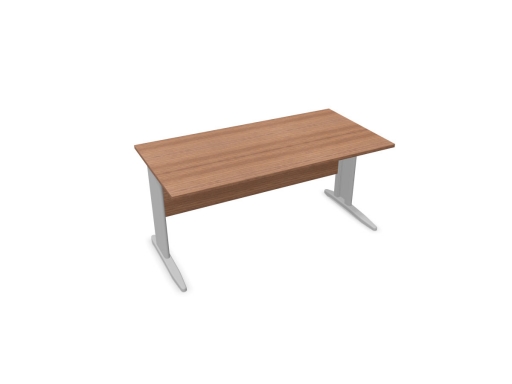 Bureau individuel CLASSIC-A, bureau pied L fabriqué en Italie