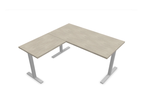 bureau individuel contemporain en angle