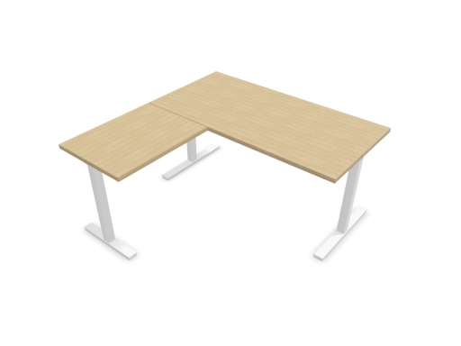 bureau individuel contemporain en angle