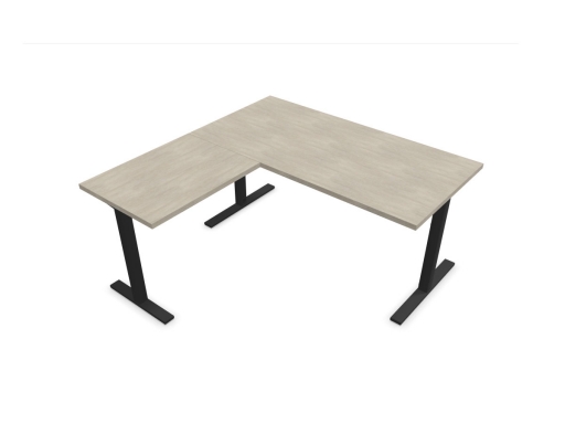 bureau individuel contemporain en angle