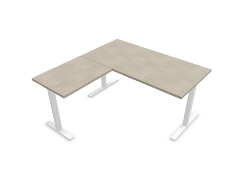 bureau individuel contemporain en angle