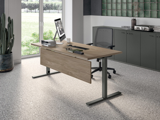 bureau individuel opératif contemporain avec cache jambes