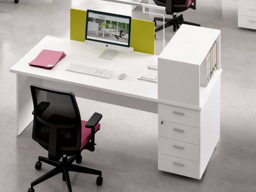 Bureau individuel sur caisson, qualité professionnelle