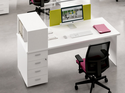 Bureau individuel sur caisson, qualité professionnelle