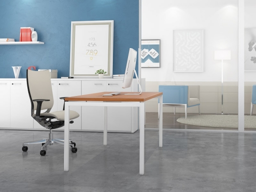 Bureau individuel ARCTIC, Bureau individuel design pas cher fabriqué en Italie