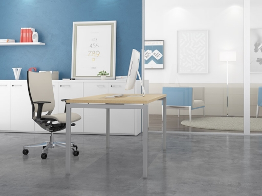 Bureau individuel ARCTIC, Bureau individuel design pas cher fabriqué en Italie