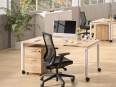 Normatic - Bureau individuel sur roulettes PRÉLUDE