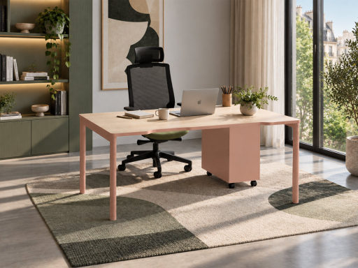 Bureau individuel HARMONIA P60. fabriqué en France