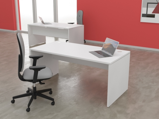 Bureau individuel en bois mélaminé, made in France