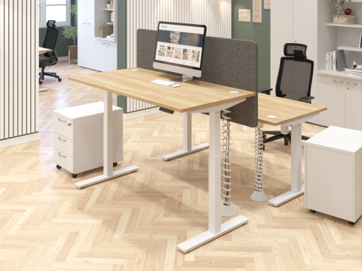 Bureau assis-debout, made in France : FLY-UP One