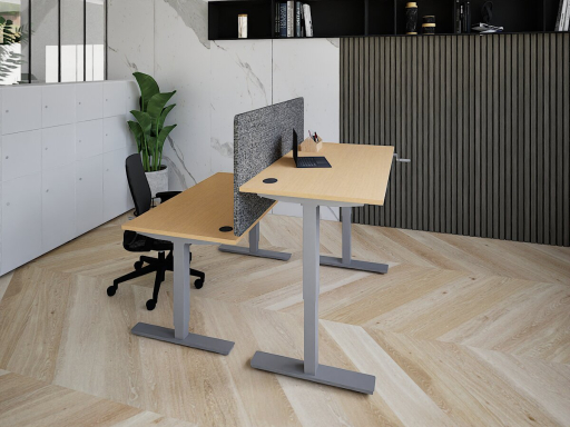 Bureau assis debout à manivelle FLY-UP One