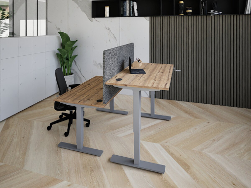 Bureau assis debout à manivelle FLY-UP One