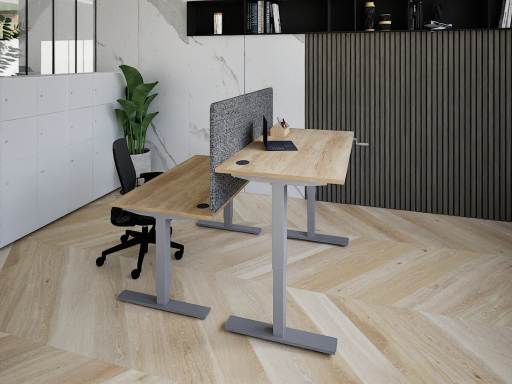 Bureau assis debout à manivelle FLY-UP One