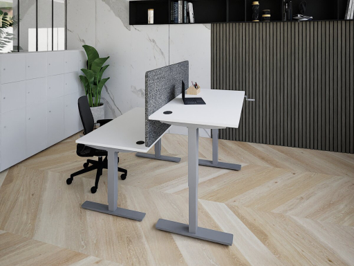 Bureau assis debout à manivelle FLY-UP One