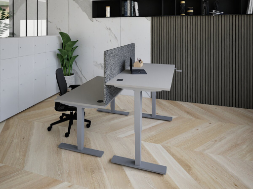 Bureau assis debout à manivelle FLY-UP One