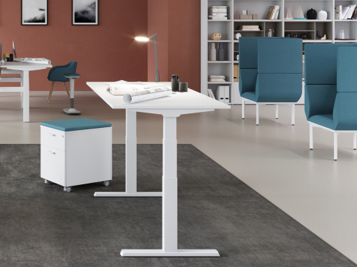 Bureau à hauteur réglable électrique pas cher, fabrication italienne
